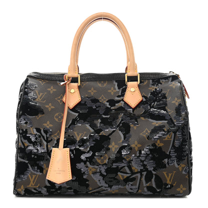 Louis Vuitton Monogram Fleur De Jais Sequins Speedy 30 1 of 10