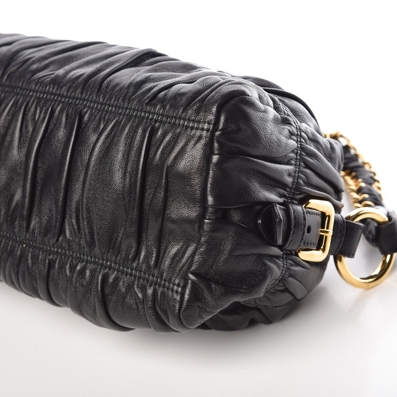 Prada Nappa Gaufre Mini Bag Black 6 of 9