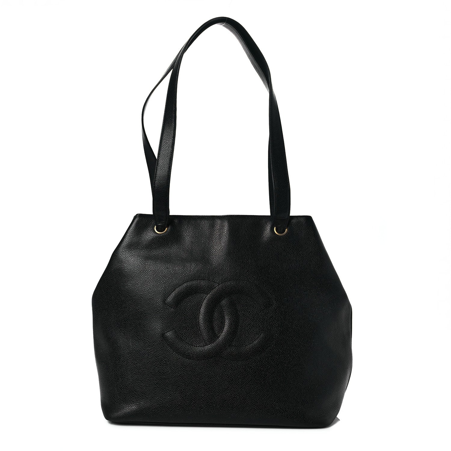 Chanel Caviar CC Timeless Tote Black 1 of 7