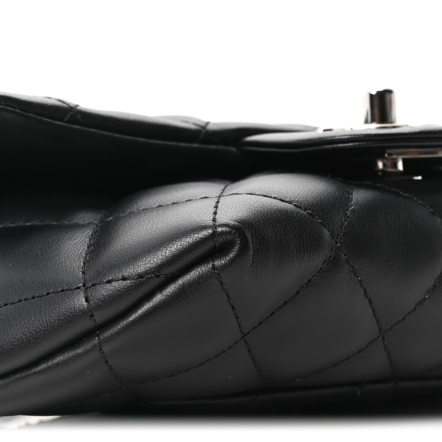 Chanel Calfskin Quilted CC Uniform Flap Belt Bag Black 9 of 10