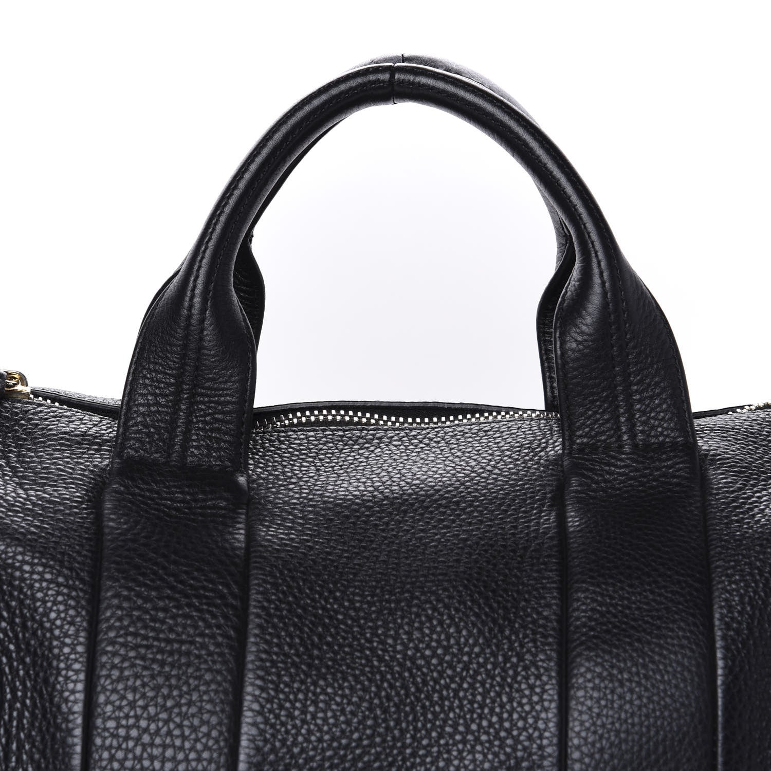 Alexander Wang Pebbled Lambskin Rocco Black Pale Gold Hardware 9 of 9