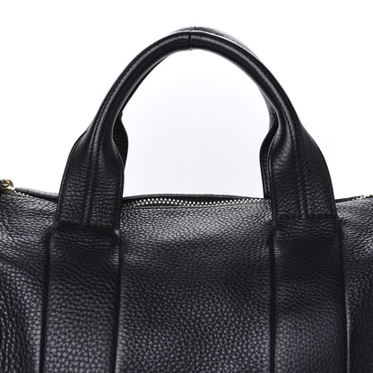 Alexander Wang Pebbled Lambskin Rocco Black Pale Gold Hardware 9 of 9