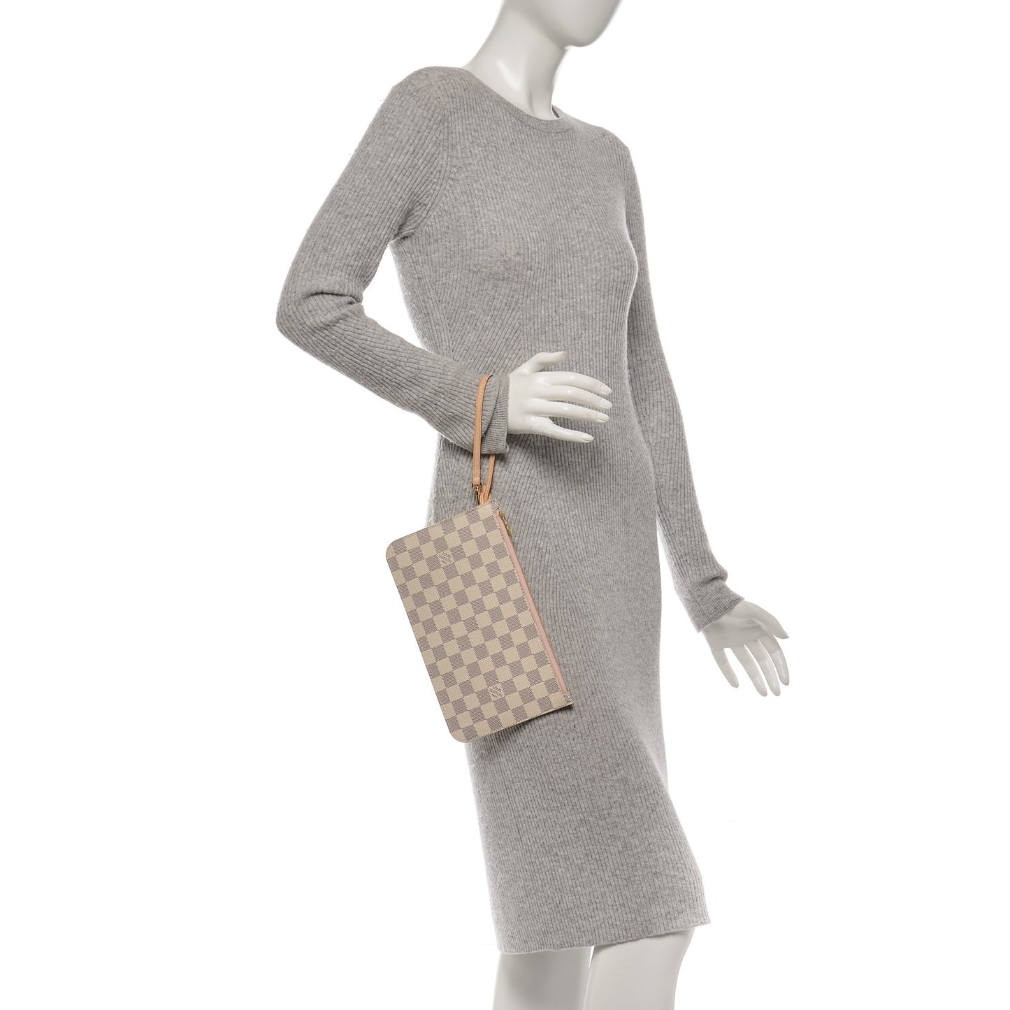 Damier Azur Neverfull MM GM Pochette Rose Ballerine