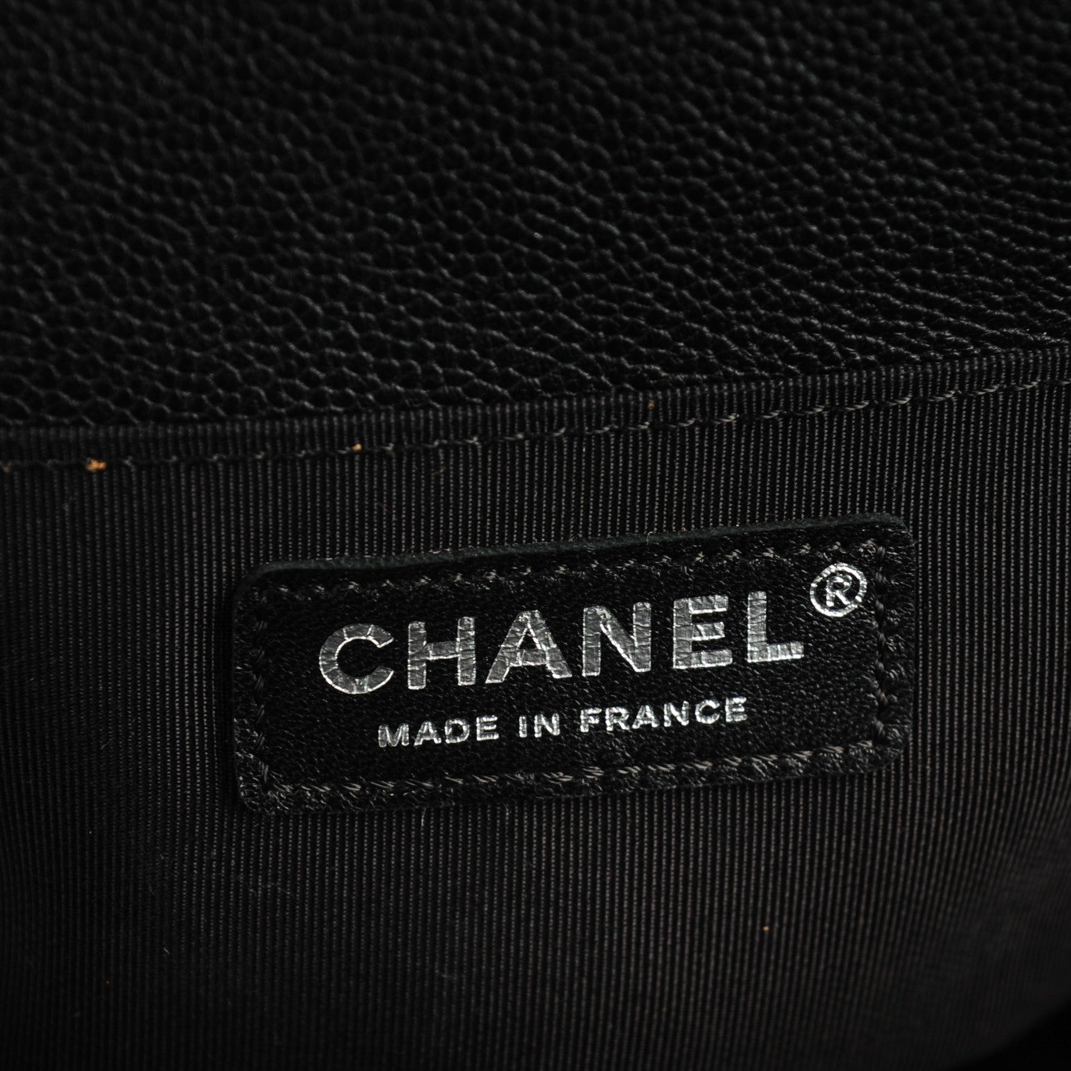 Chanel Caviar Quilted Medium Boy Flap Black 7 of 8