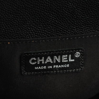 Chanel Caviar Quilted Medium Boy Flap Black 7 of 8