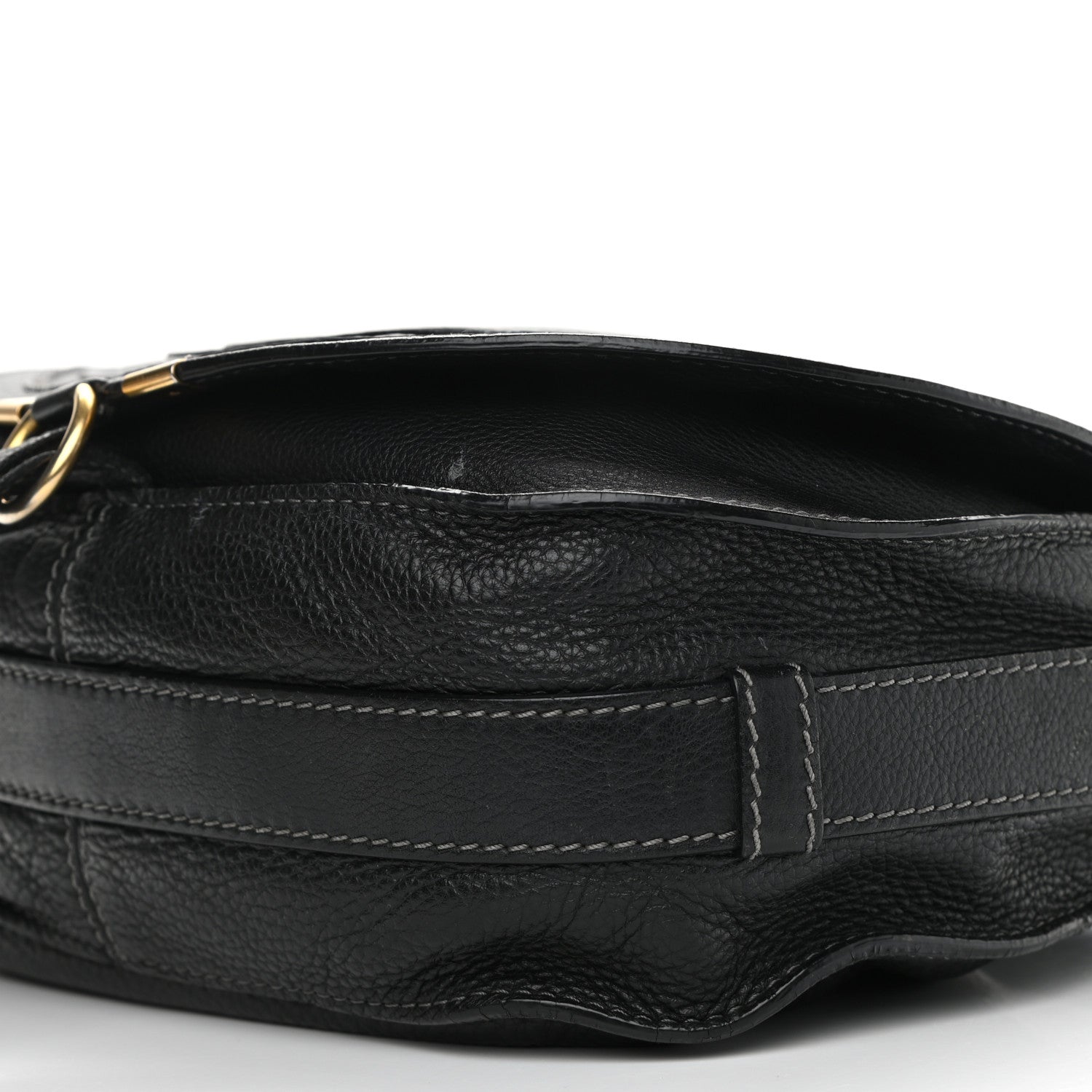 Chloe Calfskin Medium Marcie Round Crossbody Bag Black 10 of 15