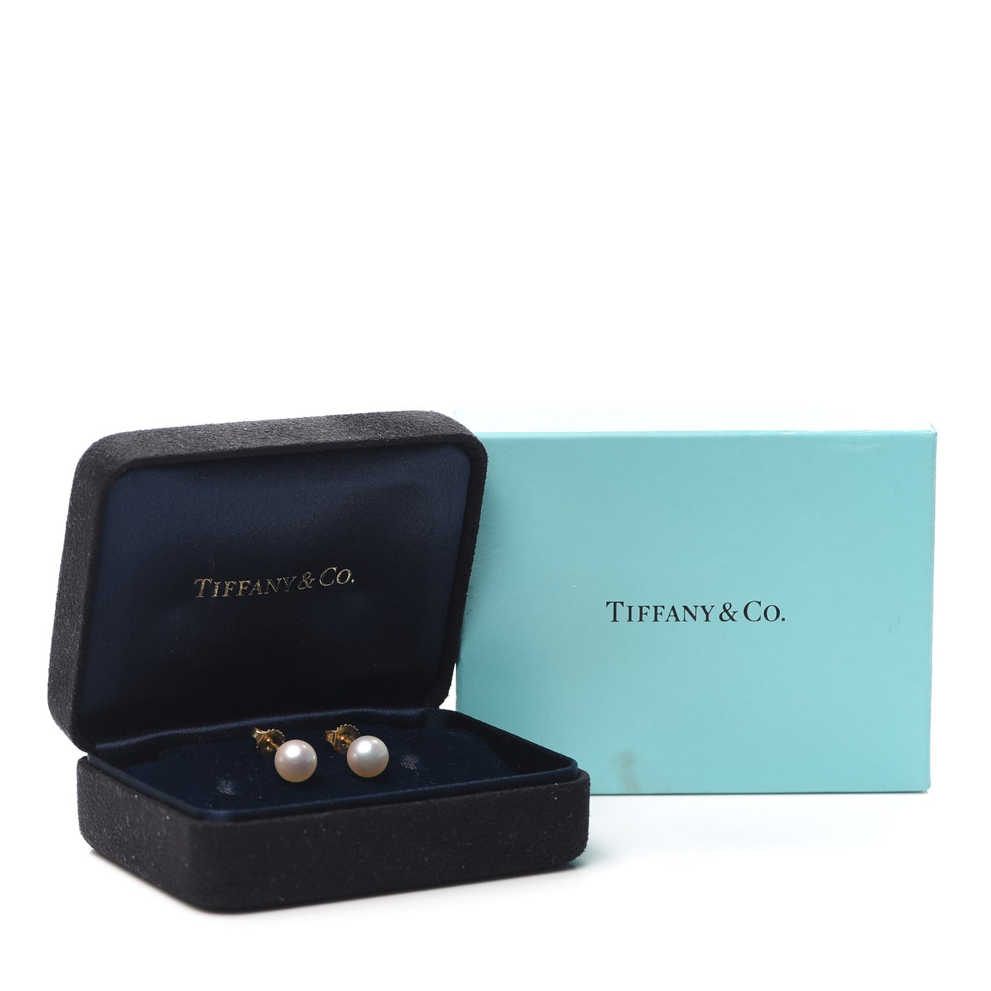 18K Yellow Gold Akoya Pearl 7-7.5mm Earrings