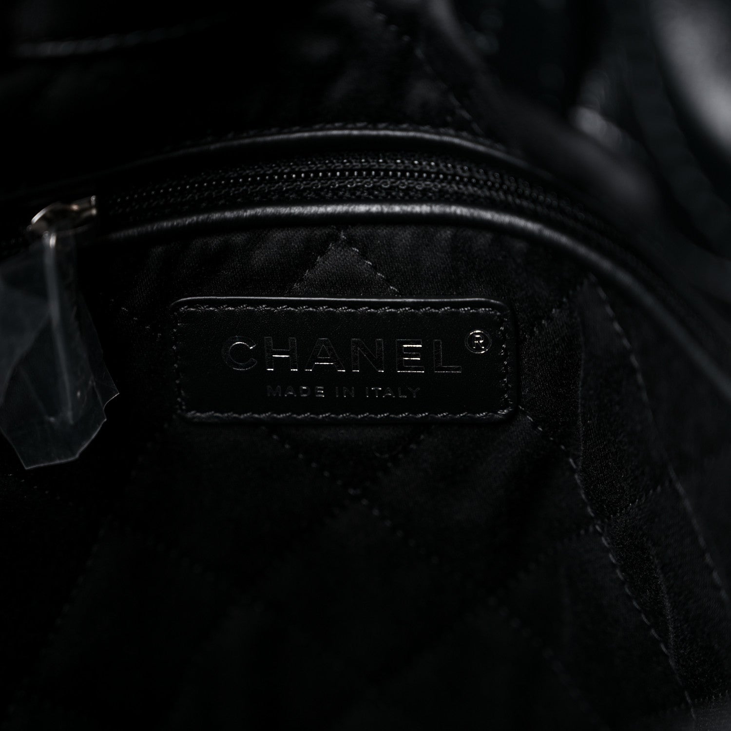 Chanel Shiny Calfskin Quilted Chanel 22 Backpack So Black 6 of 9