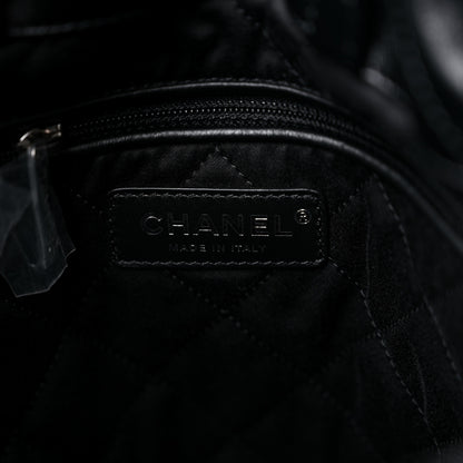 Chanel Shiny Calfskin Quilted Chanel 22 Backpack So Black 6 of 9