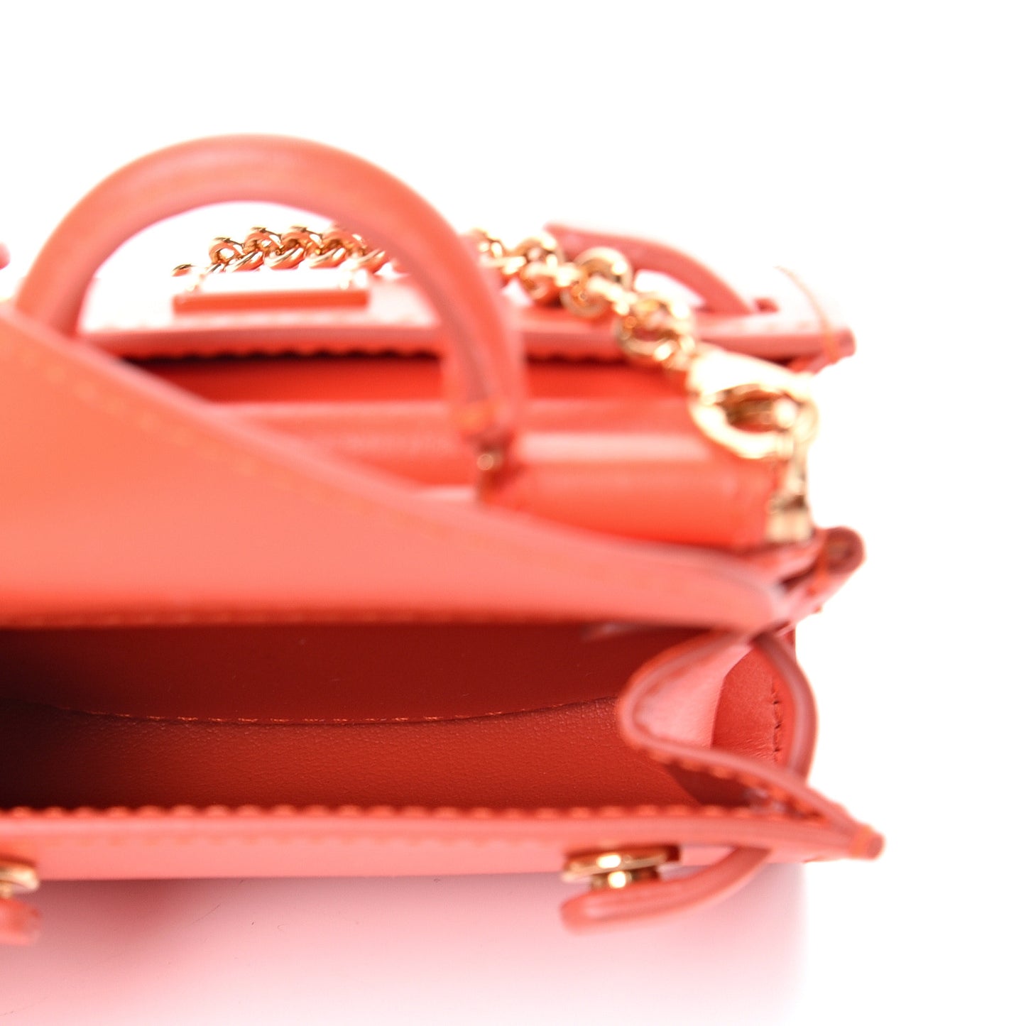 Calfskin Micro Miss Sicily 62 Satchel Orange
