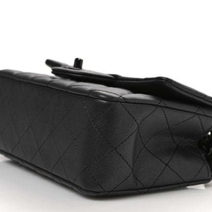 Chanel Lambskin Quilted Mini Rectangular Flap So Black 10 of 10