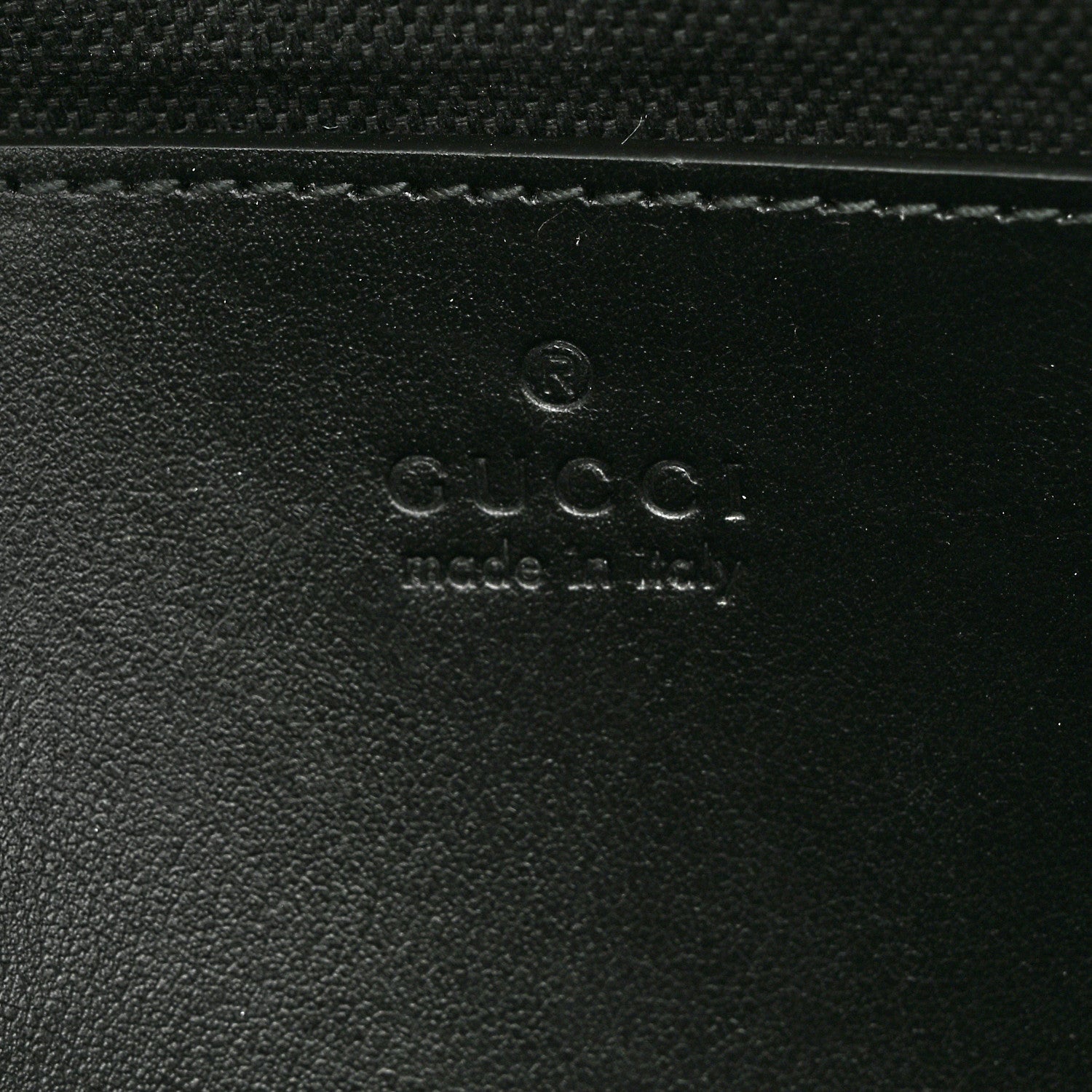 Gucci GG Supreme Monogram Calfskin Web Sling Backpack Black Grey 6 of 10