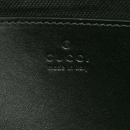 Gucci GG Supreme Monogram Calfskin Web Sling Backpack Black Grey 6 of 10