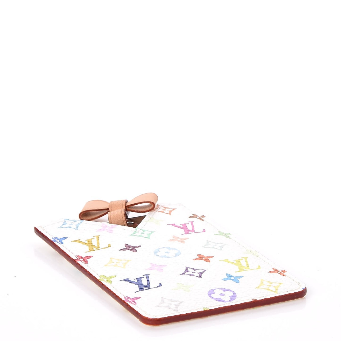 Monogram Multicolor Mirror and Case Pouch White