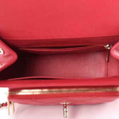 Chanel Caviar Quilted Small Business Affinity Flap Red 5 of 11