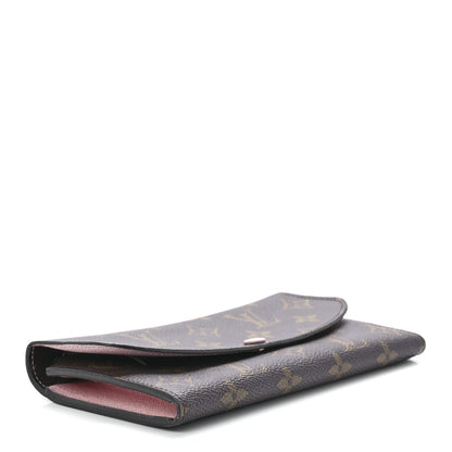Louis Vuitton Monogram Emilie Wallet Rose Ballerine 4 of 11