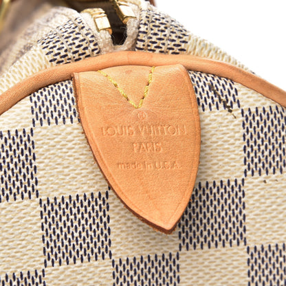 Louis Vuitton Damier Azur Speedy 30 6 of 17