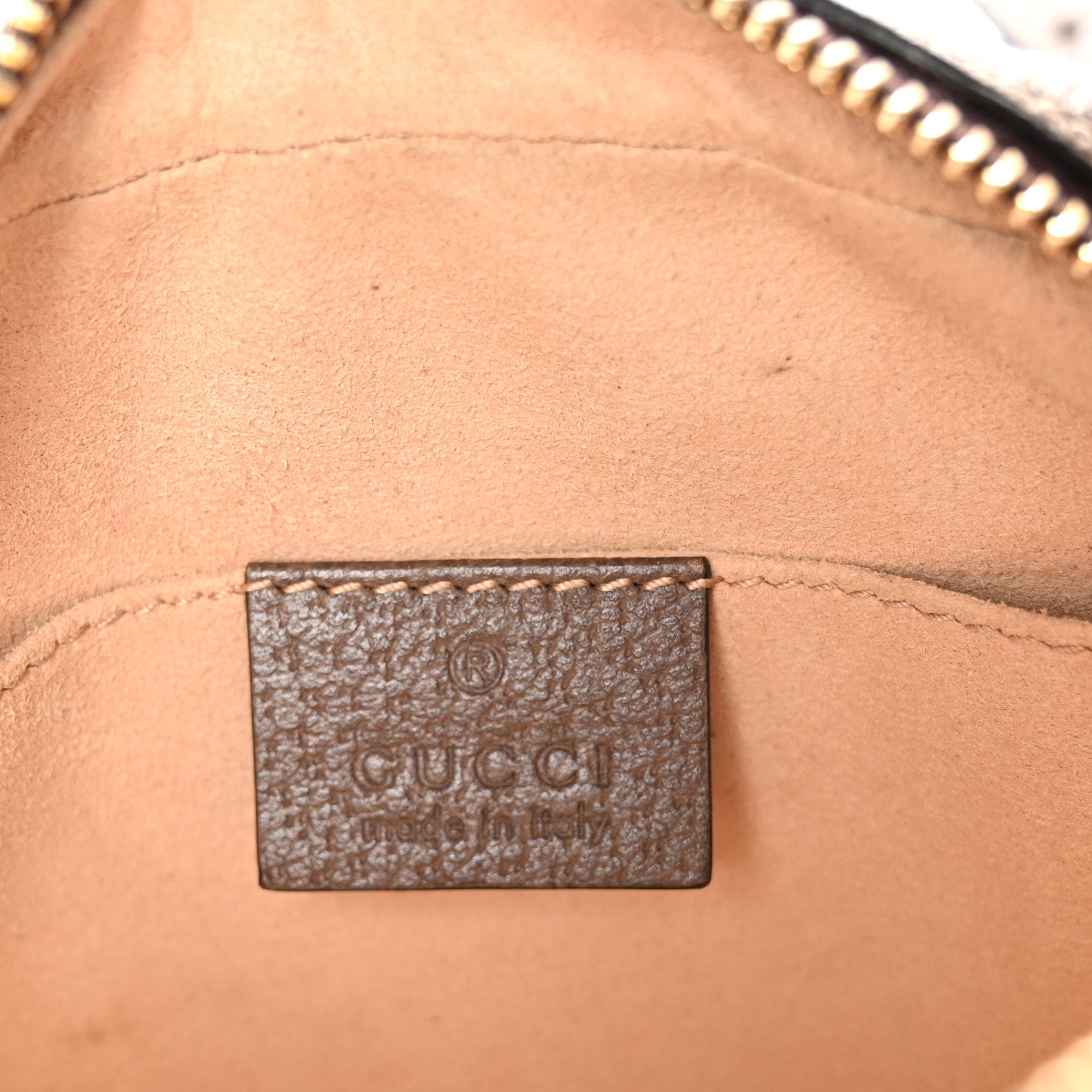 Gucci GG Supreme Monogram Web Mini Ophidia Shoulder Bag Brown 6 of 11