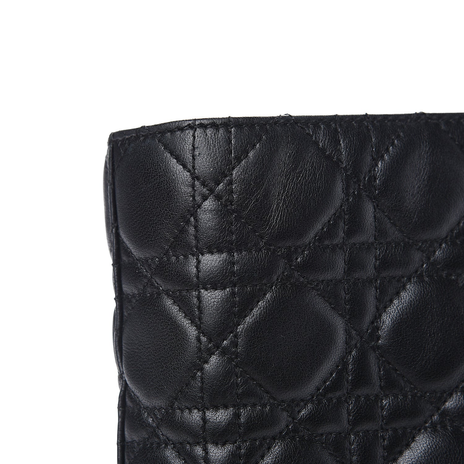 Christian Dior Lambskin Cannage Large Lady Dior Shopper Tote Black 13 of 15