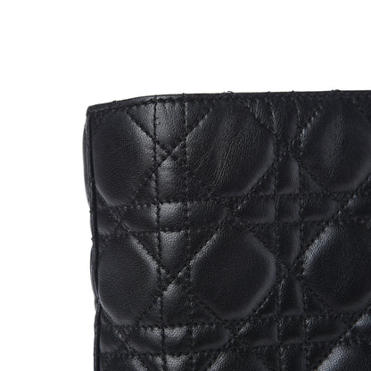 Christian Dior Lambskin Cannage Large Lady Dior Shopper Tote Black 13 of 15