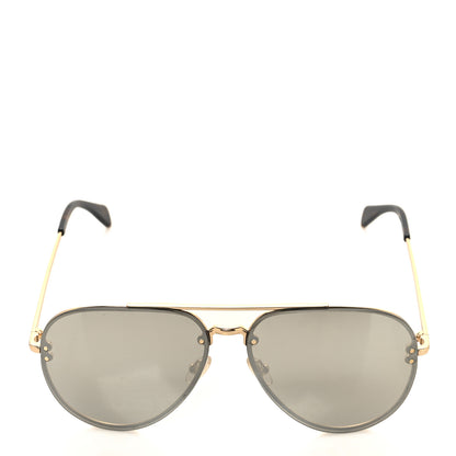 Celine Mirror Aviator Sunglasses CL41391/S Gold Blue 2 of 7