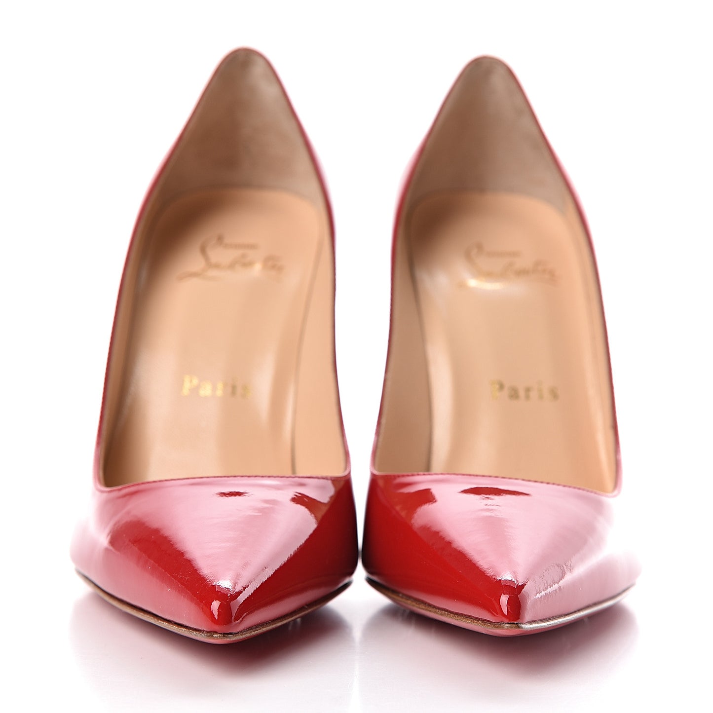 Patent Calfskin Decollete 554 100 Pumps 36.5 Red