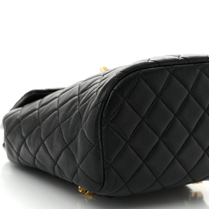 Chanel Lambskin Quilted Mini Urban Spirit Backpack Black 9 of 12