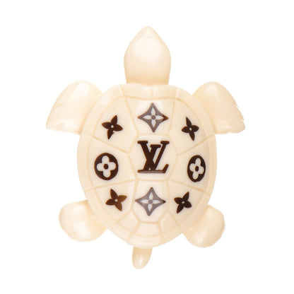 Louis Vuitton Resin Turtle Nonours Pin Brooch 1 of 3