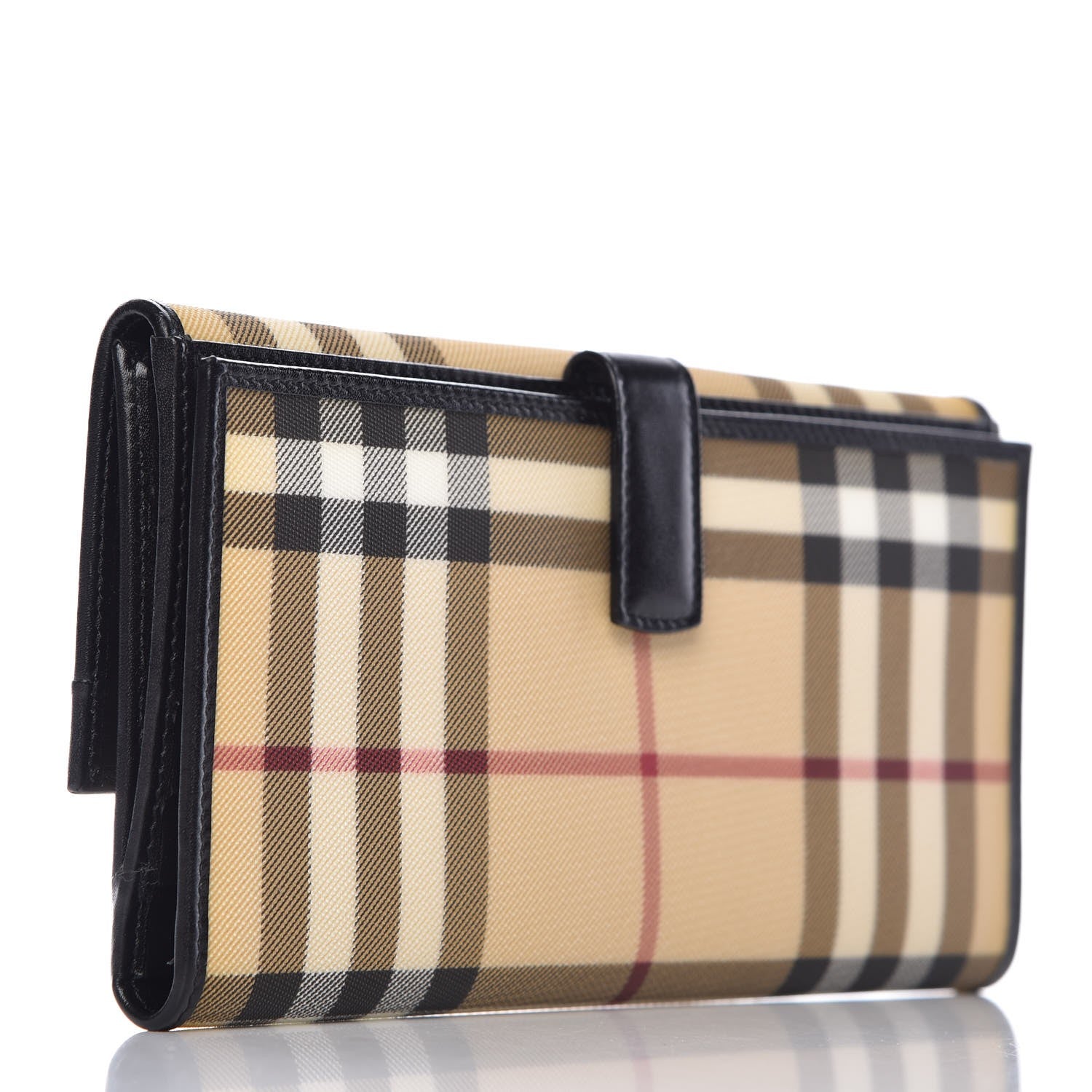 Burberry House Check Continental Wallet Black 3 of 9