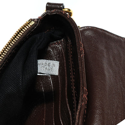 Marc Jacobs Leather Quilted The Small Single Flap Brown 9 of 10