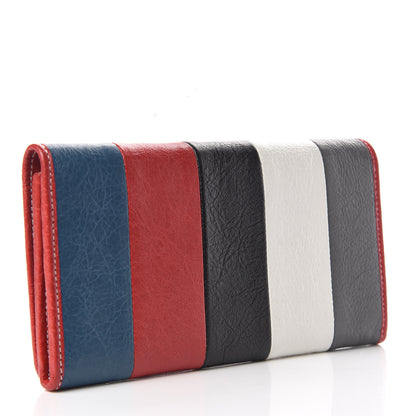 Balenciaga Agneau Arena Multicolore Bazar Money Wallet Grey White Black Red Blue 3 of 9
