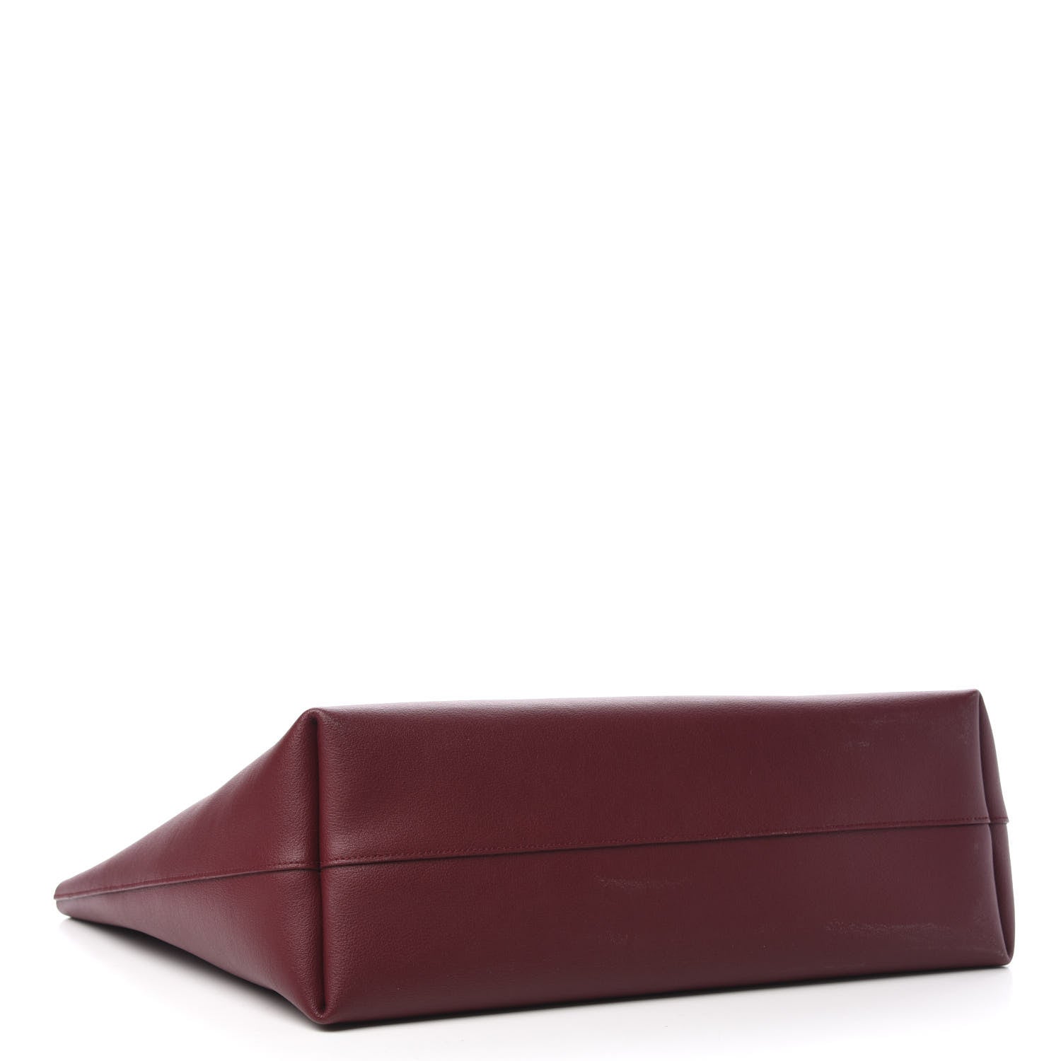 Saint Laurent Calfskin Large Shopping Tote Bordeaux 5 of 12