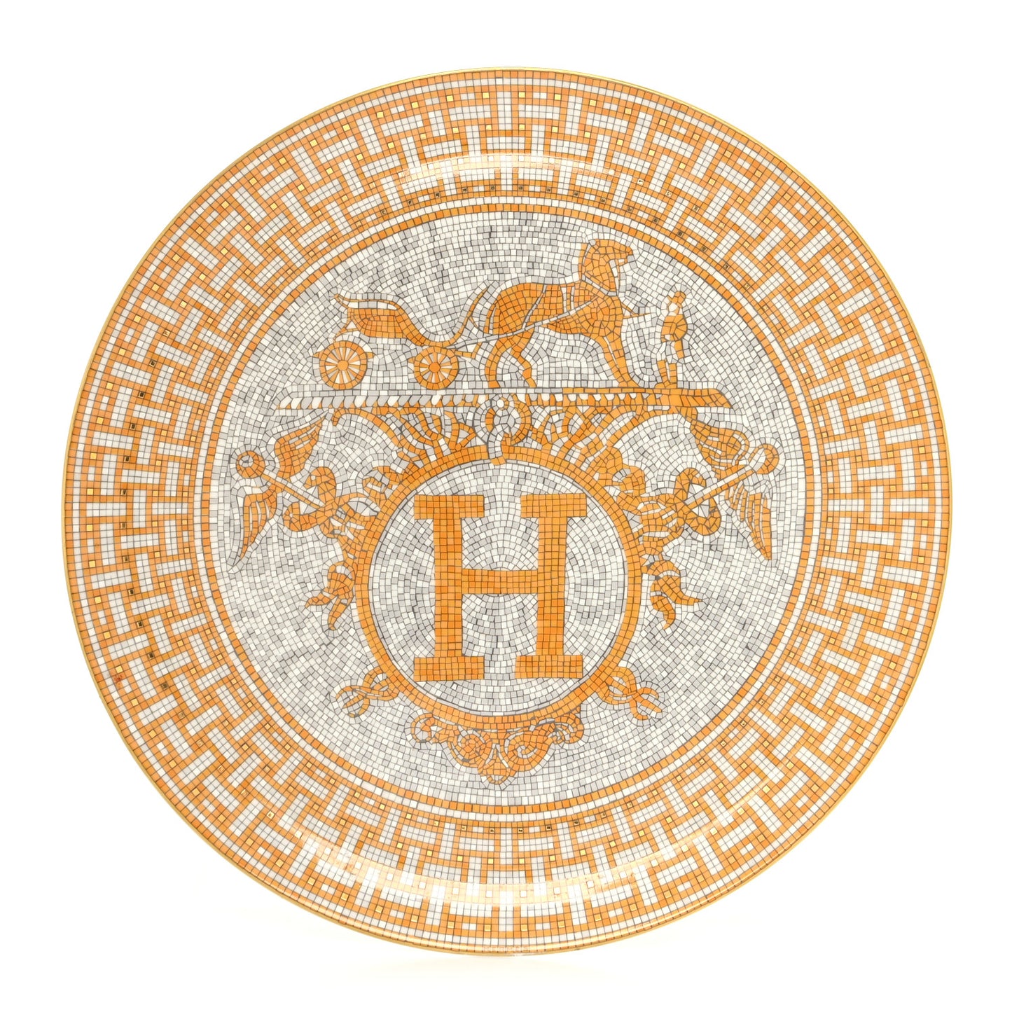 Porcelain Mosaique au 24 Tart Platter