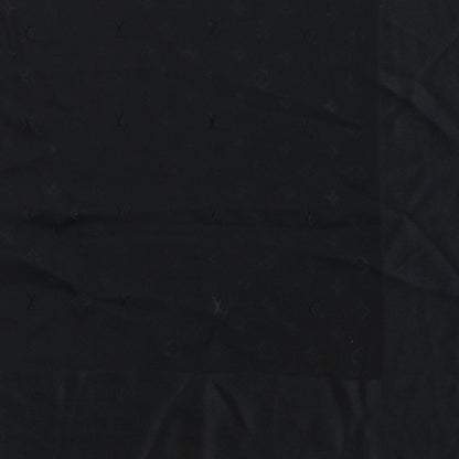 Louis Vuitton Silk Monogram Monaco Square Scarf Black 2 of 4
