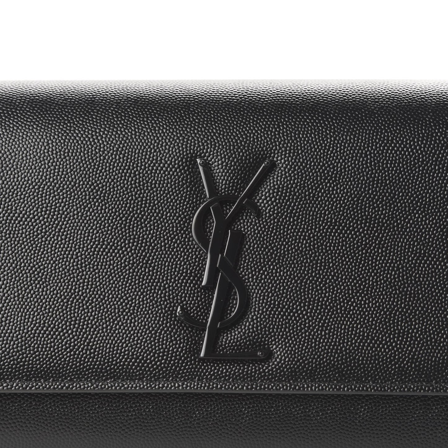 Grain De Poudre Monogram Cassandre Clutch Black