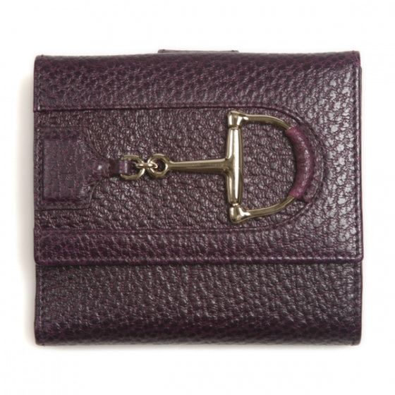 Gucci Leather Hasler Wallet Purple 1 of 9