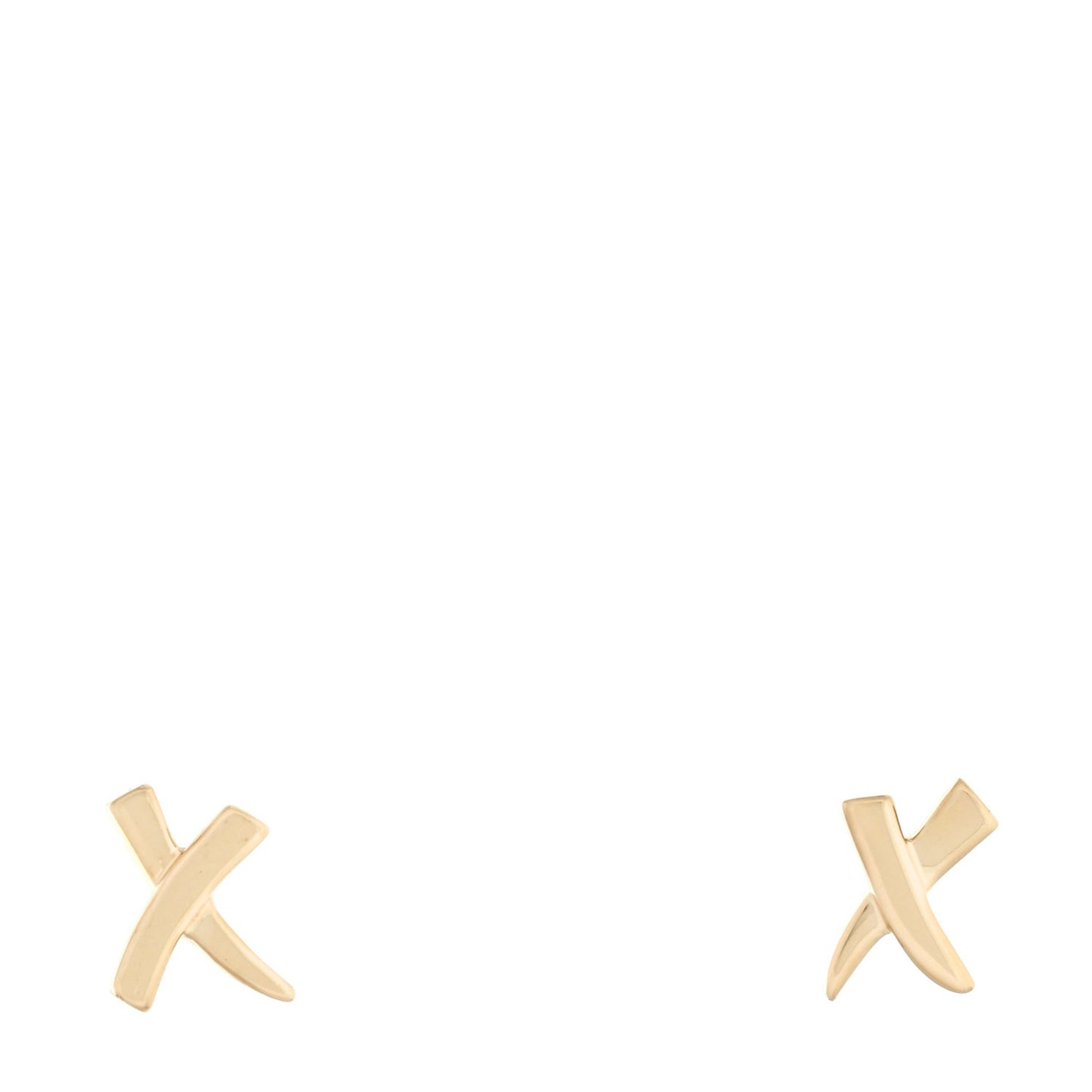 18K Yellow Gold Paloma's Graffiti X Earrings