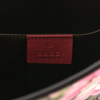 Gucci GG Supreme Monogram Blooms Large Cosmetic Case Beige Multicolor Dry Rose 17 of 20