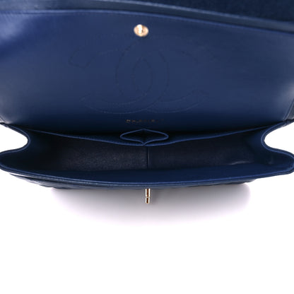 Chanel Caviar Quilted Jumbo Double Flap Navy 5 of 11