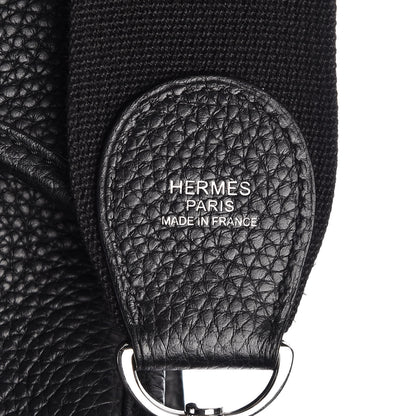 Hermes Taurillon Clemence Evelyne III PM Black 8 of 11