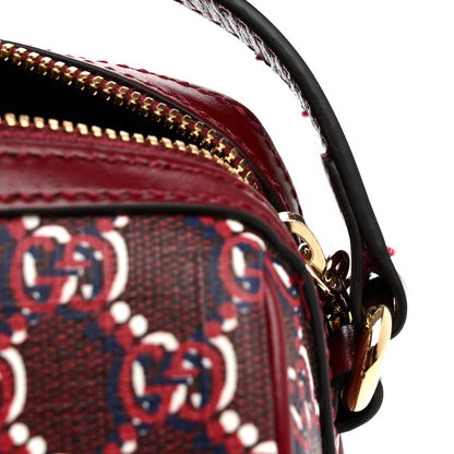 Gucci GG Shadow Monogram Ophidia Crossbody Bag Rosso Ancora Red 12 of 12