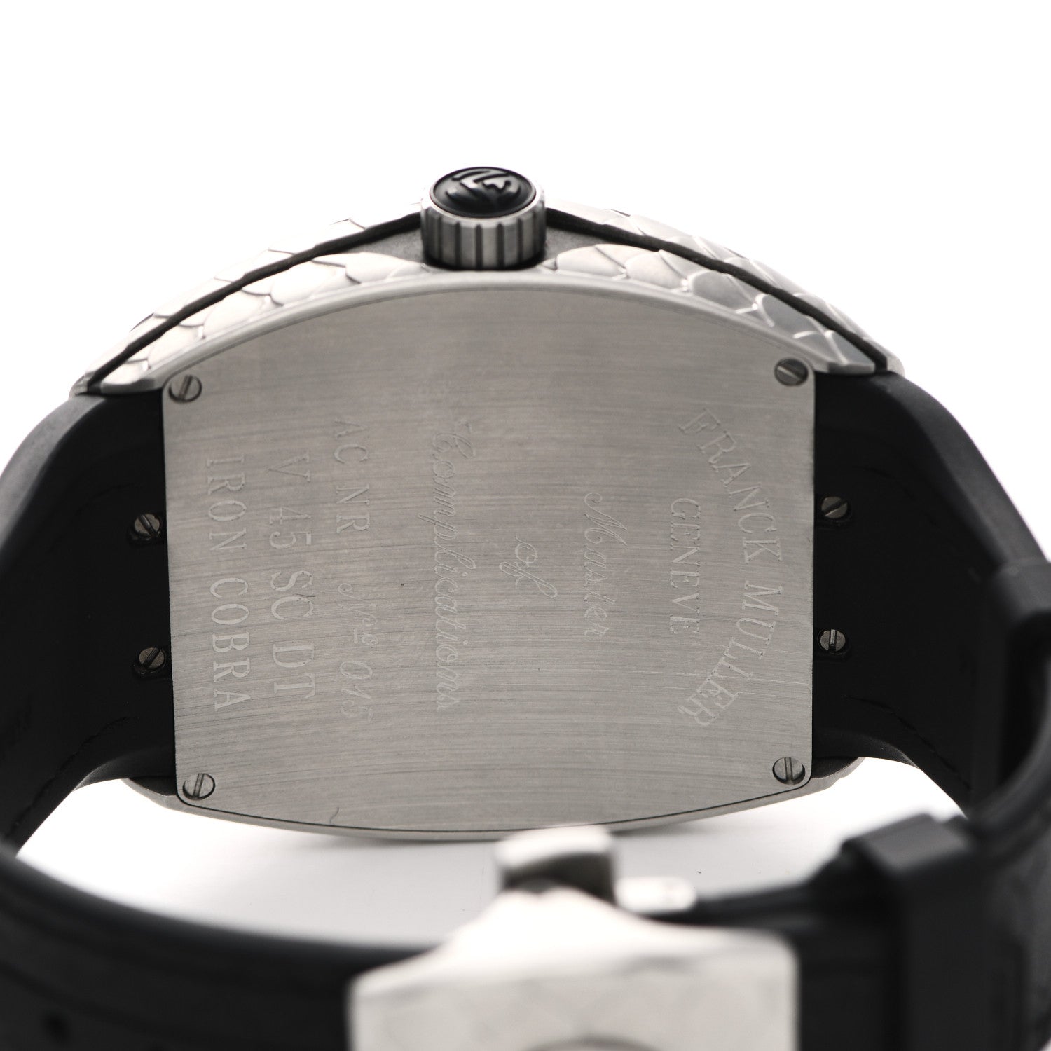 Franck Muller Stainless Steel Rubber 45mm Vanguard Limited Edition Iron Cobra Automatic Watch V45SCDTACNRIRON 4 of 5