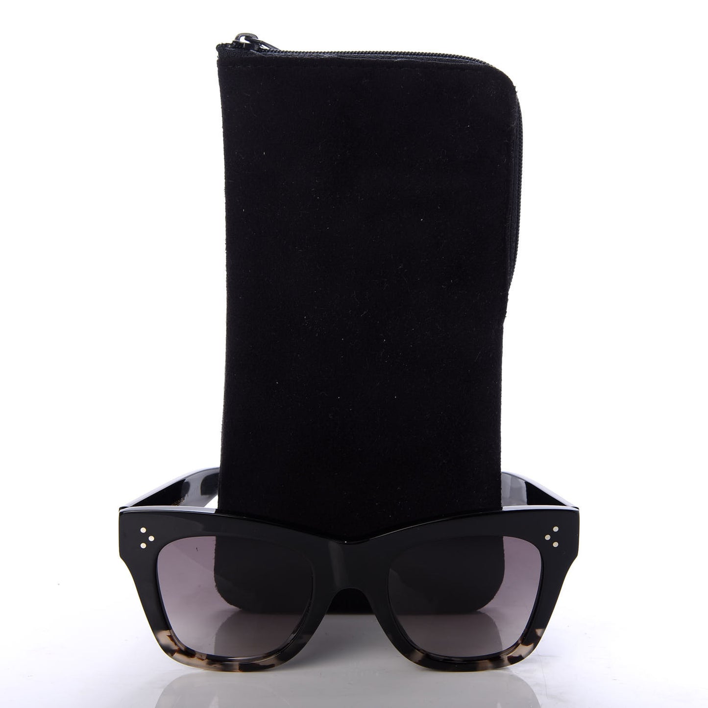 Acetate Cat Eye Sunglasses CL40004I Havana Black