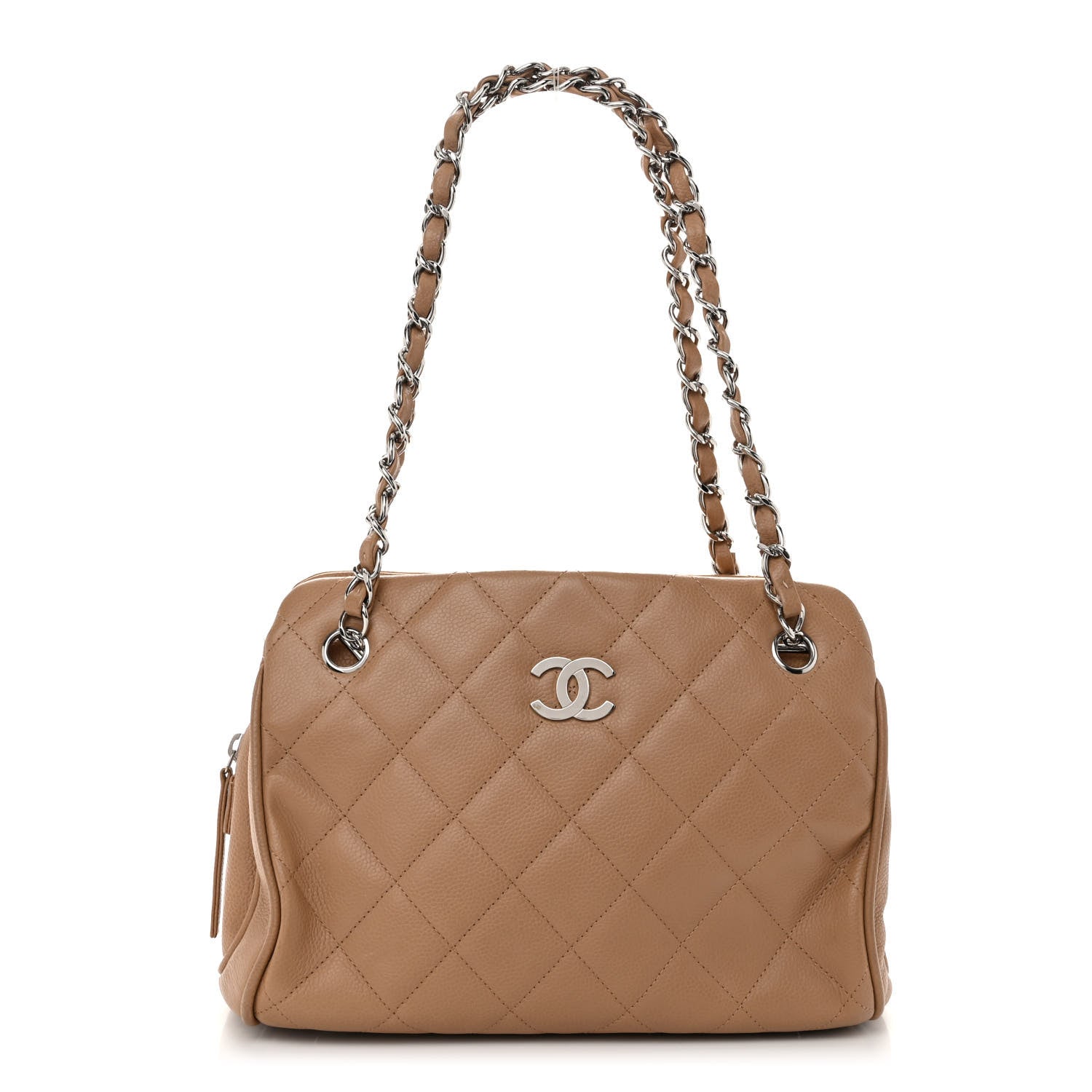 Chanel Caviar Quilted Tote Beige 1 of 10