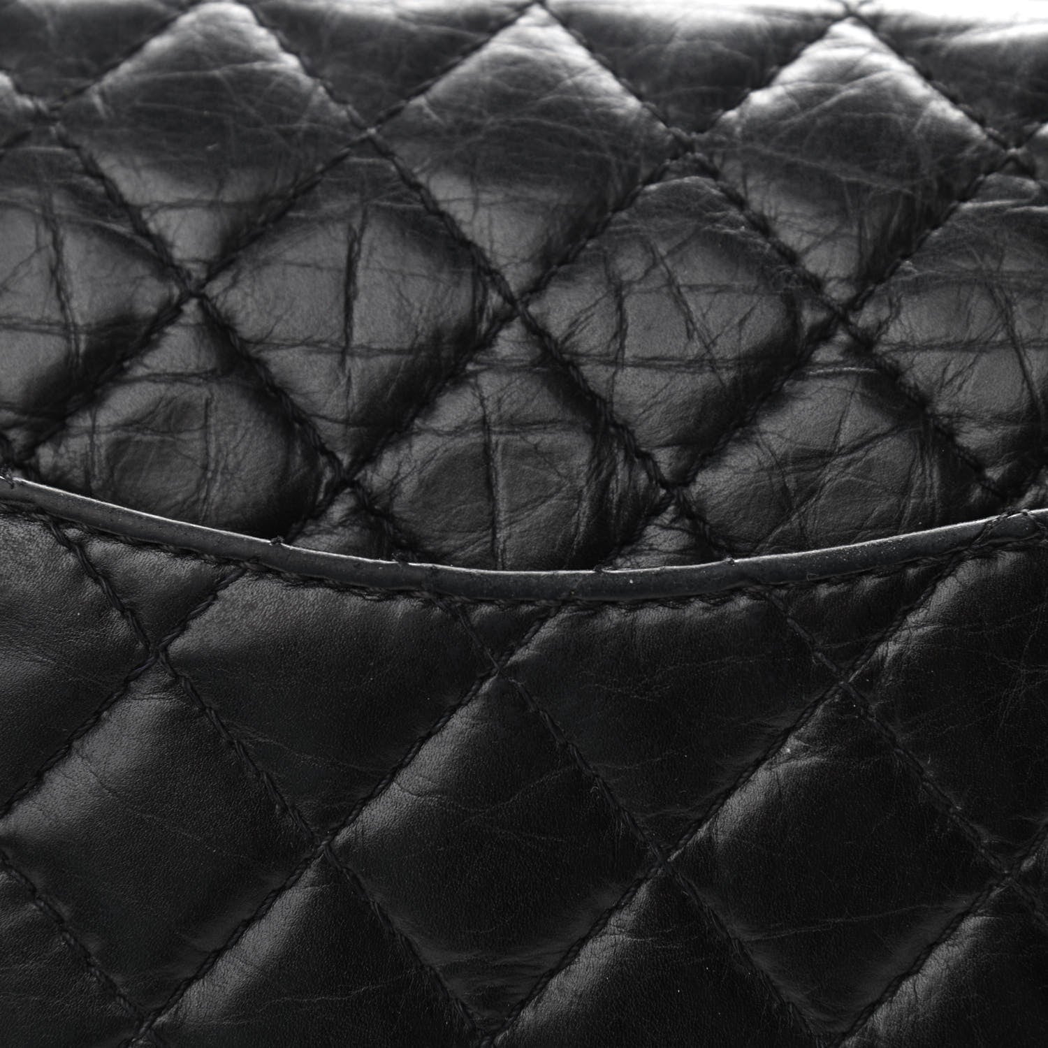 Chanel Aged Calfskin Quilted 2.55 Reissue 225 Flap Black 10 of 14