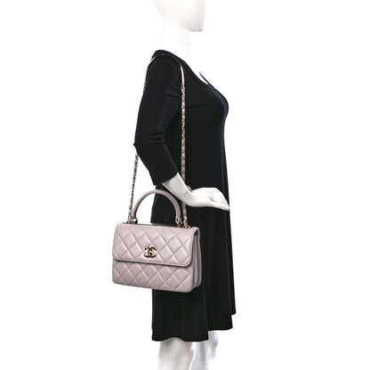 Chanel Lambskin Quilted Small Trendy CC Flap Dual Handle Bag Lilas Lilac 2 of 10