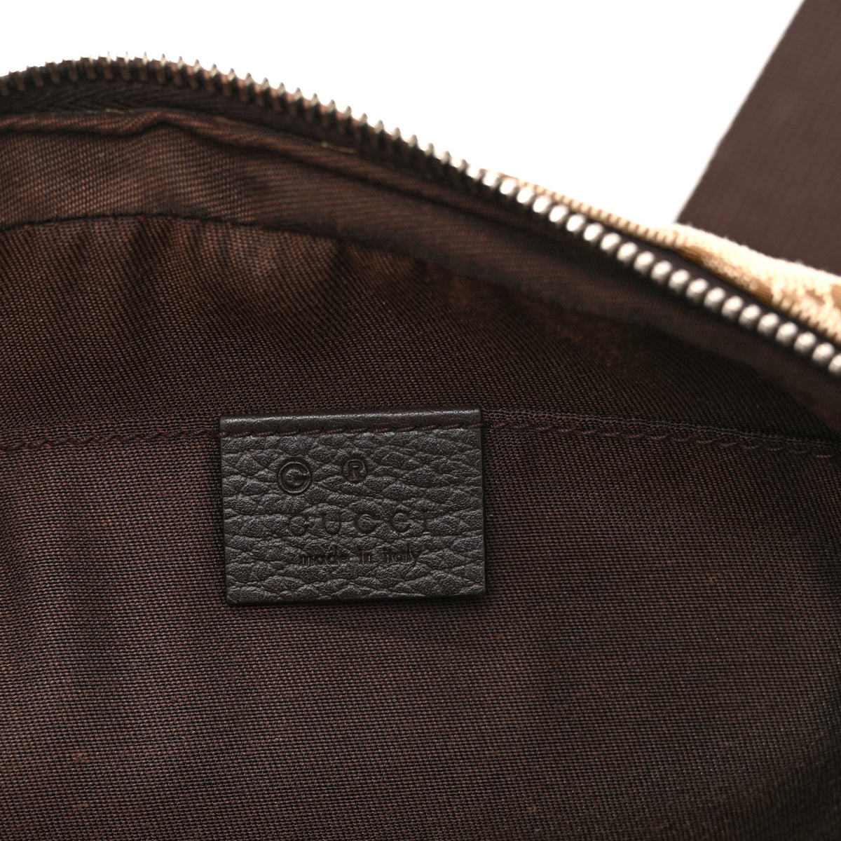 Monogram Belt Bag Dark Brown