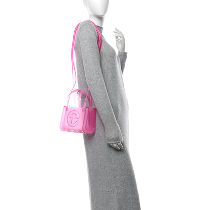 Telfar x MELISSA Jelly Small Shopping Bag Clear Pink 2 of 9