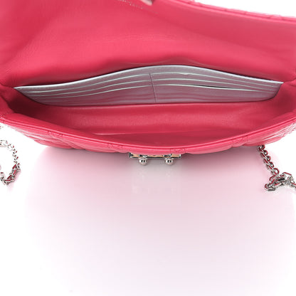 Christian Dior Lambskin Cannage Miss Dior Promenade Pouch Fuchsia 5 of 16