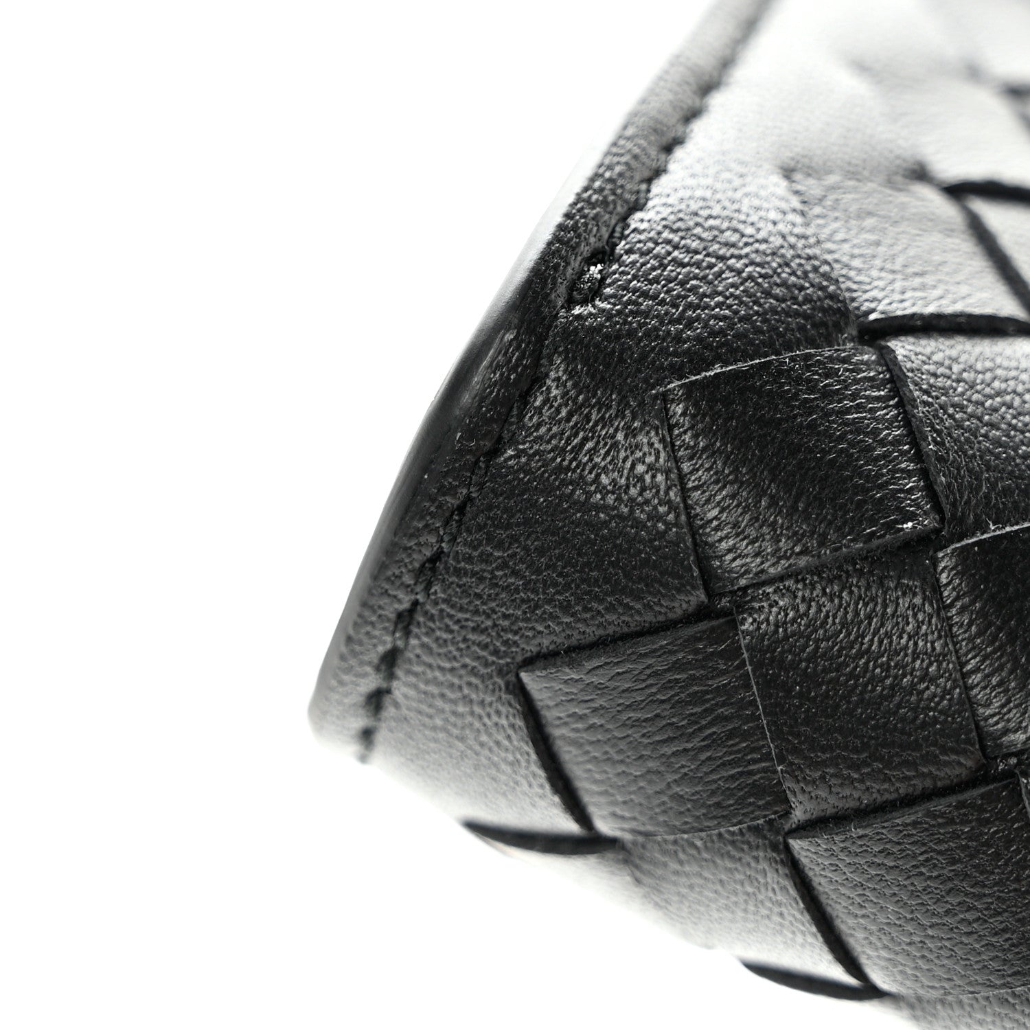 Bottega Veneta Nappa Intrecciato Continental Compact Flap Wallet Black 12 of 13